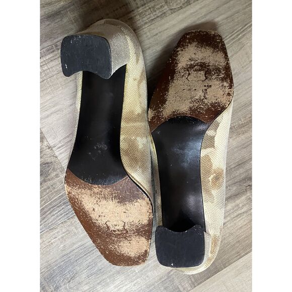 Stuart Weitzman Block Heel Closed Toe Pump size 8B - Picture 6 of 6